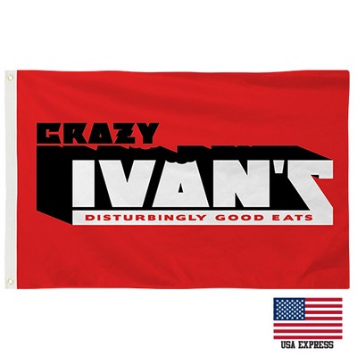 Premium Custom Double Sided Flag Banner (4'x6')