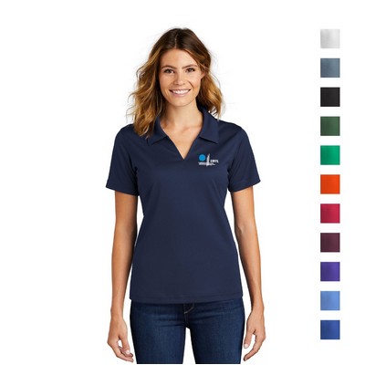 Sport-Tek® Women's Dri-Mesh® V-Neck Polo