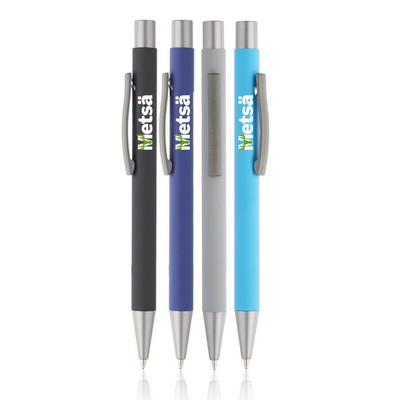 Metal Sleek Rubber Coated Pens