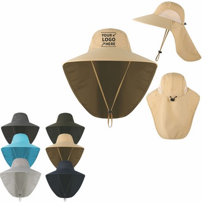 Womens Sun Hat With Neck Flap