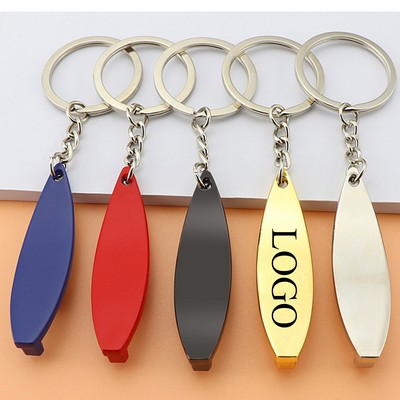 Surfboard Shape Keychain