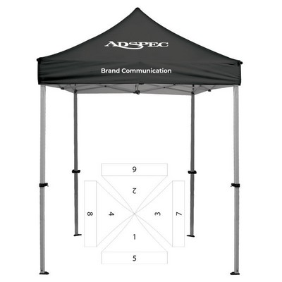 6' Square Tent - Printed