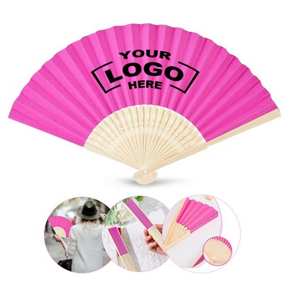 Foldable Bamboo Hand Fan(Free Shipping)