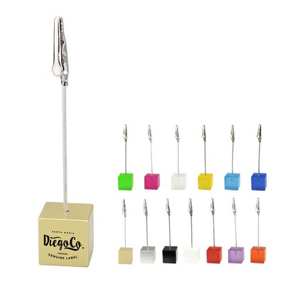 Cube Memo Holder Clip