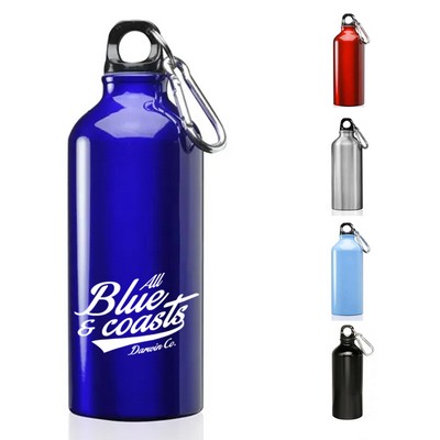 25oz Aluminum Water Bottle with Carabiner