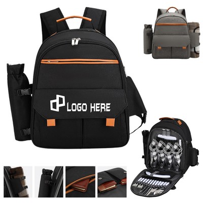 Picnic Backpack W/ Cutlery Set