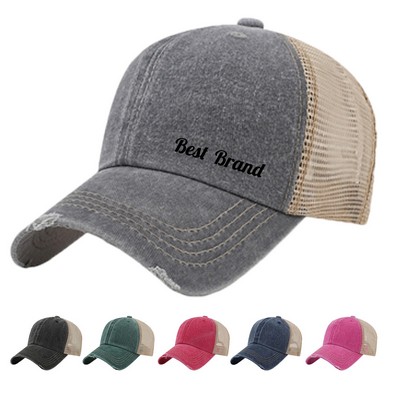Distressed Style Trucker Hat