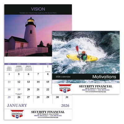 13 Month Motivational Quotes - Stapled
