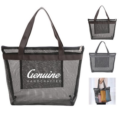 Portable Mesh Tote Bag