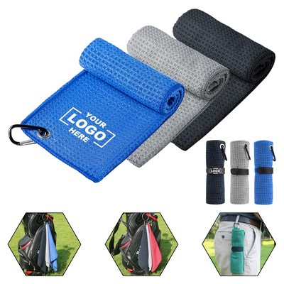 Premium Microfiber Golf Towel for Quick Drying