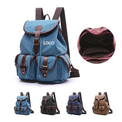 Women's Casual Canvas Backpack