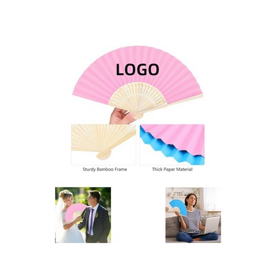 Paper Folding Hand Fans
