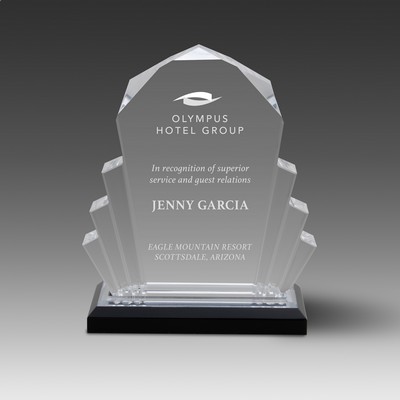 Faceted Impress Award™ (6"x8"x2½")