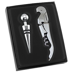 Quality Stainless Steel Wine Bottle Opener and Stopper Set