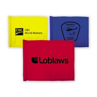 Premium Golf Tube Flag Imprinted