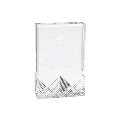 4¼" x 6" Silver Apex Mirage Acrylic
