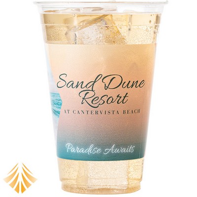20oz Custom Printed Clear Plastic PET Cups PRO