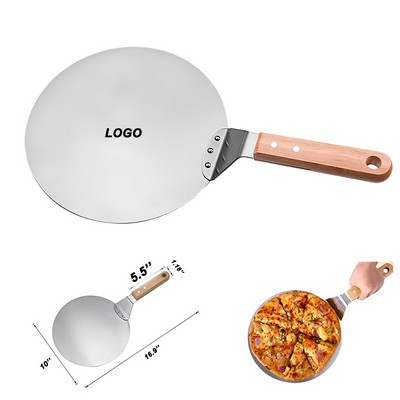 17" Stainless Steel Pizza Shovel w/Wood Handle