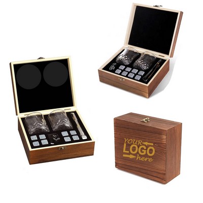 Whiskey Stones Case Set