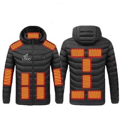 USB Heated Hooded Jacket