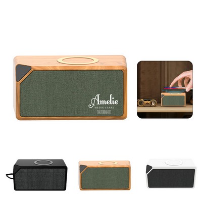 Wireless Speaker with Cordless Charger