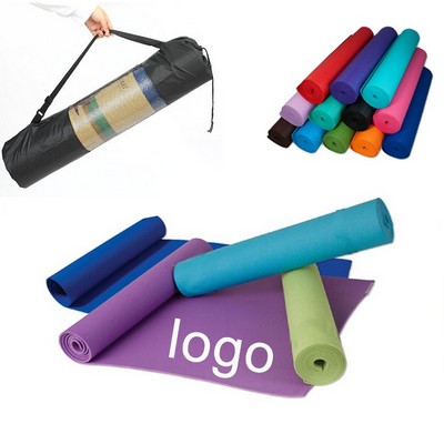 Custom Non-slip EVA Yoga Mat w/Carrying Bag 68"x 24" MOQ100PCS