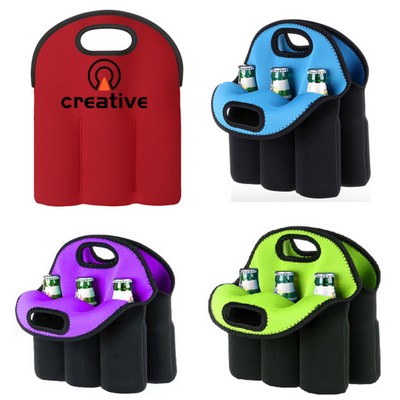 6 Pack Wine Bottle Neoprene Cooler