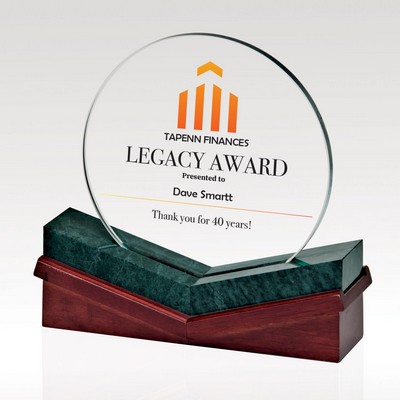 Jade Glass Cherry Award - Medium