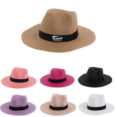Straw Sunshade British Style Hat