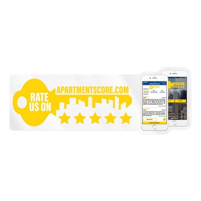HD Resolution Sticker | Custom | Die Cut Shape | Clear Static Vinyl | Static Face | 176 - 210 Sq In