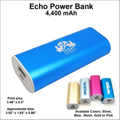 Echo Power Bank 4000 mAh - Blue No Extra Tariff