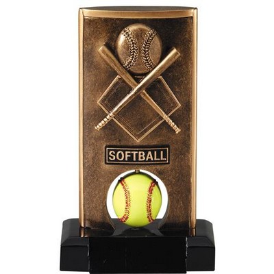 Softball Spinning Resin Award