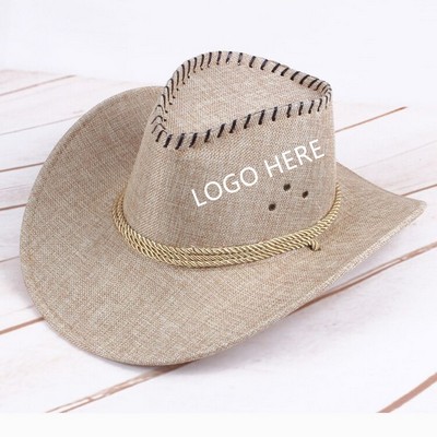 Western Cowboy Sun Hat (15.5"x 14.5"x 4.5")