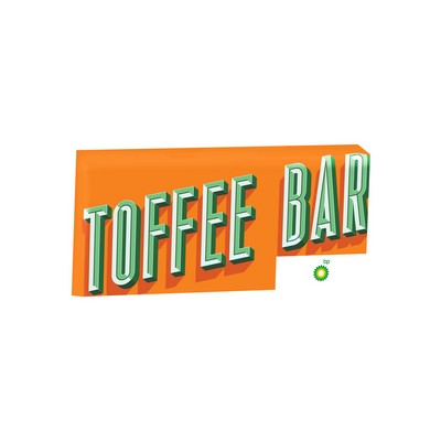 1 Oz. Chocolate Bar in Envelope Wrapper - Toffee