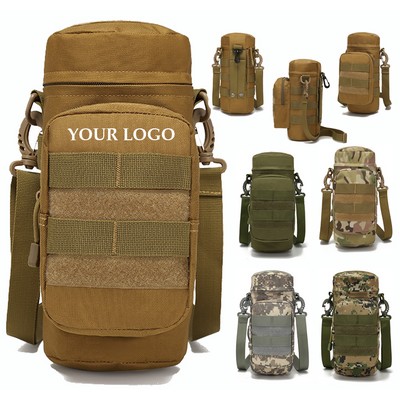 Water Bottle Pouch Molle Tactical Holder Storage Fanny Bag