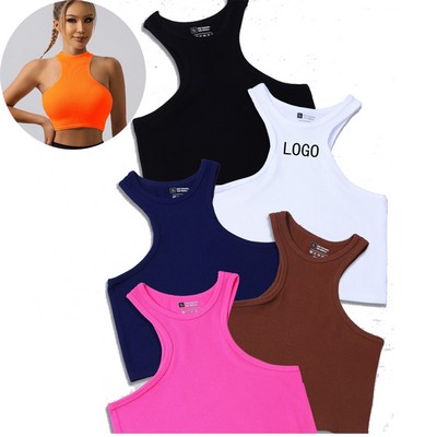 Womens Nylon Sports Yoga Vest