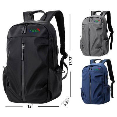 Casual Laptop Backpack with USB Charger