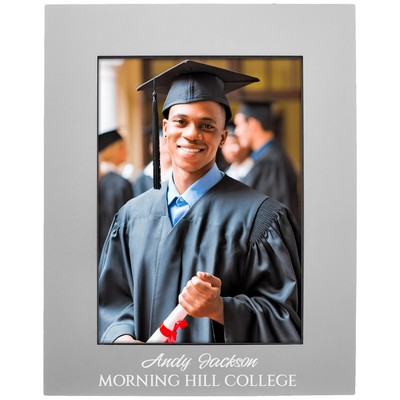 5" x 7" Gray Aluminum Photo Frame