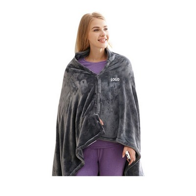 Usb Heating Blankets W/ Snap Closure