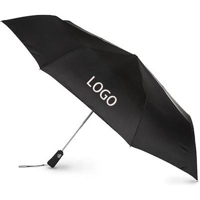 38" Custom Automatic Strong Frame Compact Folding Portable Umbrella MOQ50PCS