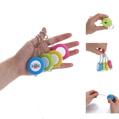 Compact Leather Keychain Tape Measure(Free Shipping)