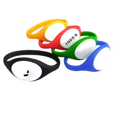 RFID 9 ID Silicone Wristband