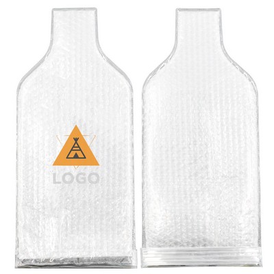 Travel Wine Bottle Protector With Bubble Cushion