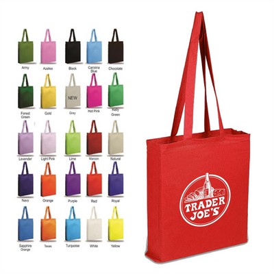 Economical Tote Bag w/ Bottom Gusset