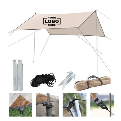 UV-Protective Sun Shade Canopy for Outdoor Camping