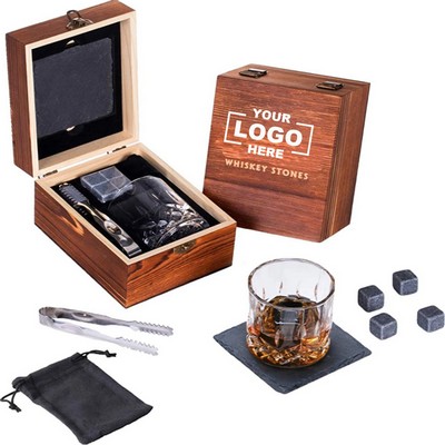 Whiskey Stones & Glasses Gift Set