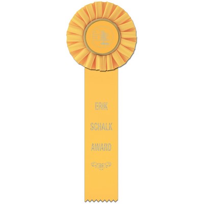 Ideal 1 Streamer Rosette Ribbon (9")