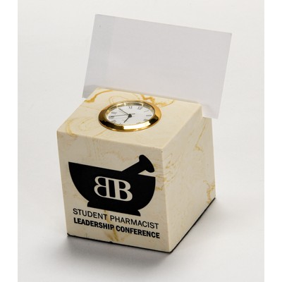 Cube Desk Clock Caddy
