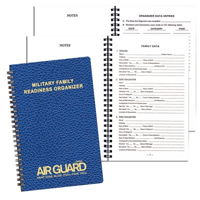 Military Readiness Organizer/ Cobblestone Cover