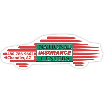 Re-Stick-It Decal (2.5 x 1.125) Car Shape